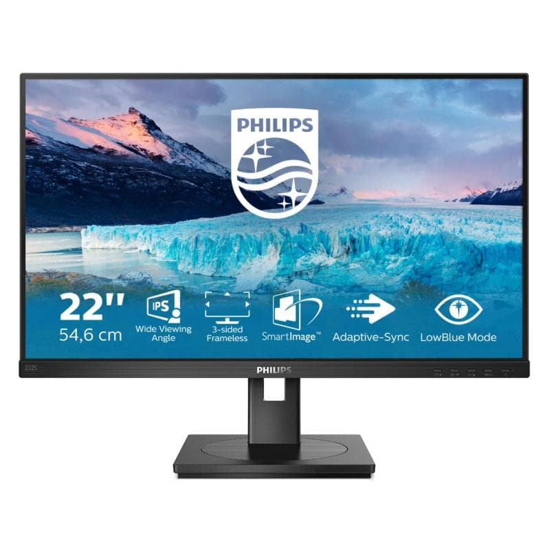 Philips s line 222s1ae/00 21.5 led full hd dvi hdmi displayport 1920 x 1080