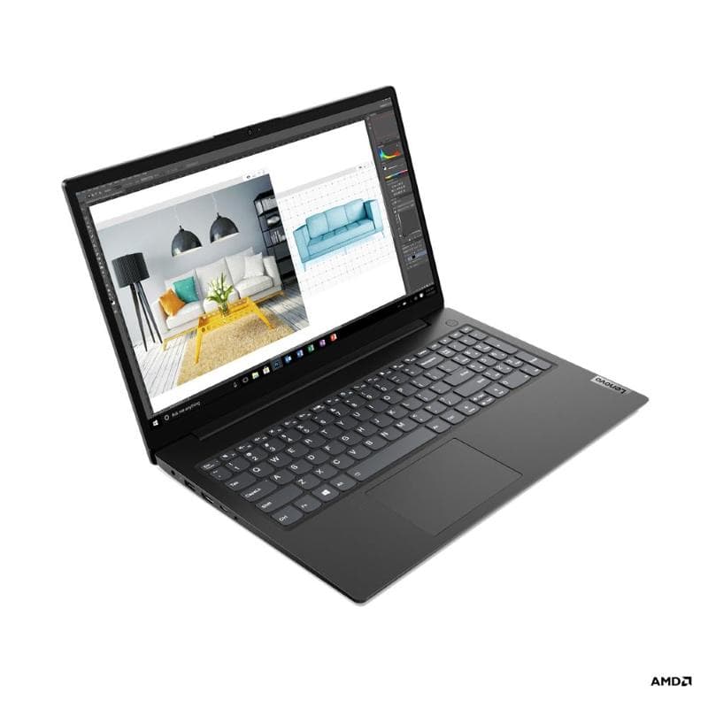 Lenovo v15 gen2 15.6 amd ryzen 7 5700u 1.8ghz ram 8gb-ssd 512gb m.2 nvme-win 11 prof black (82kd00dcix)