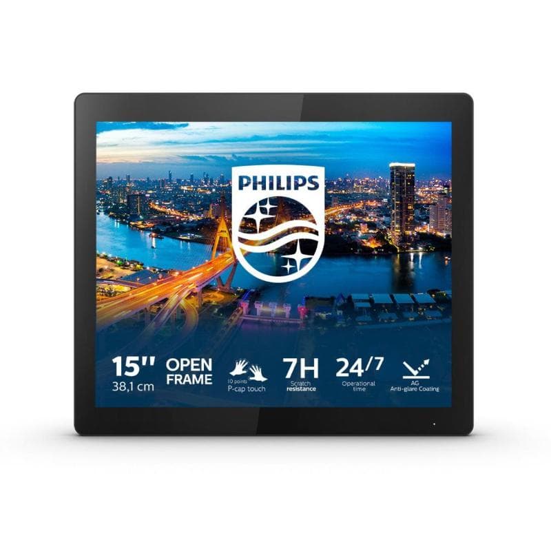 Philips monitor 15`` led tn touch 152b1tfl - 00 1024x768 hd tempo di risposta 4 ms