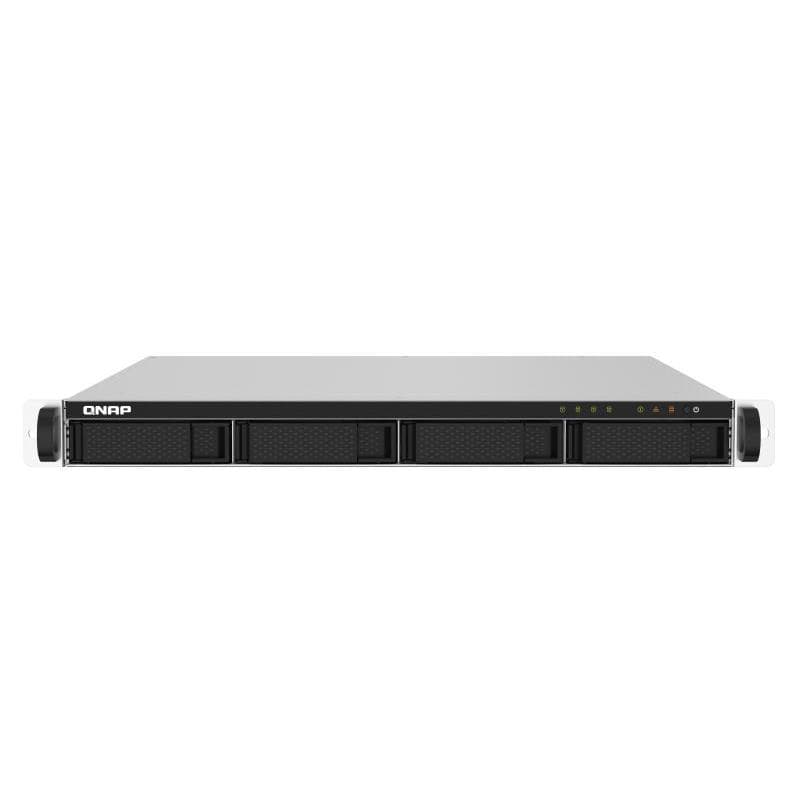 Qnap ts-432pxu al324 collegamento ethernet lan rack 1u nero nas