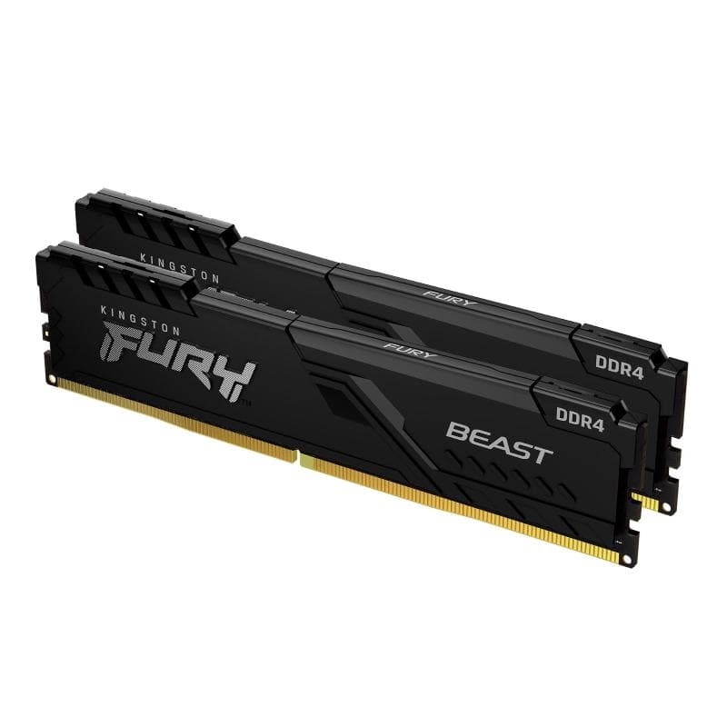 Kingston fury beast black 64gb 2 x 32gb ddr4 3.200mhz cl16 dimm