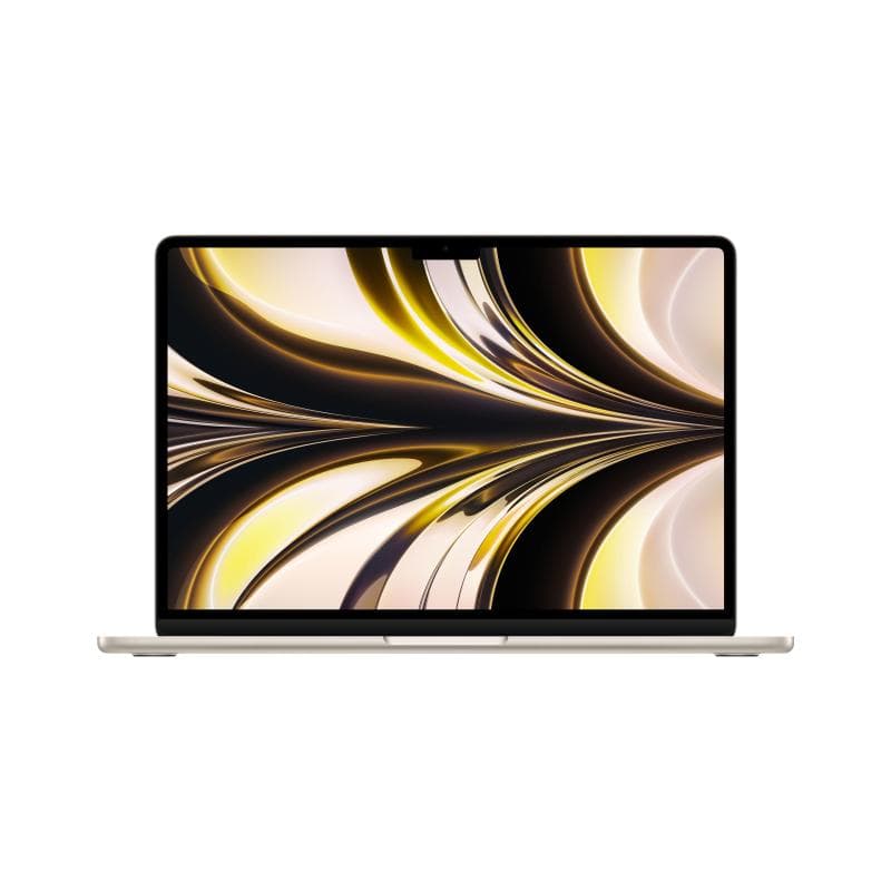 Apple macbook air 13.6 chip m2 cpu 8-core e gpu 8-core ram 8gb-ssd 256gb-os monterey starlight (mly13t/a)