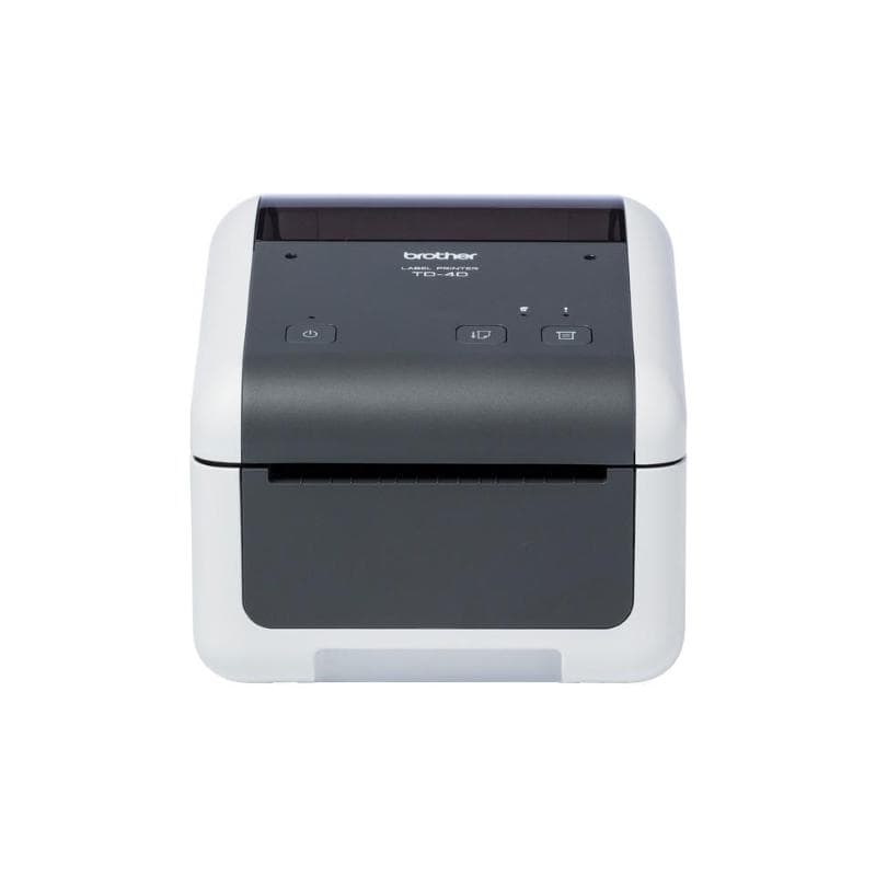Brother td-4520dn stampante termica professionale per etichette da 4 300x300 dpi con interfaccia lan cablata e tecnologia di stampa termica diretta bianco grigio
