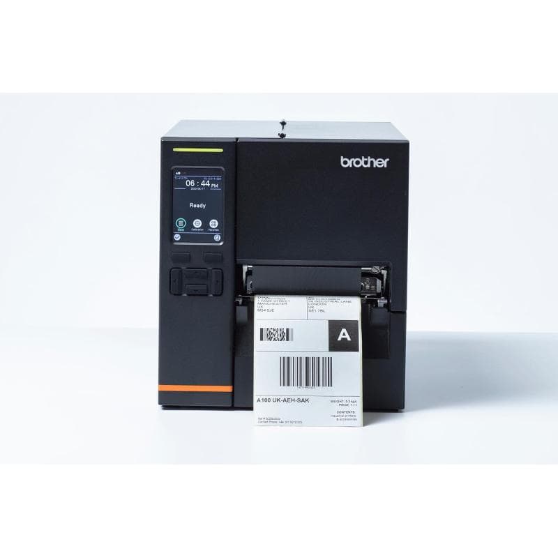 Brother tj-4021tn stampante industriale a trasferimento termico per etichette da 4 fino 107 mm display touch