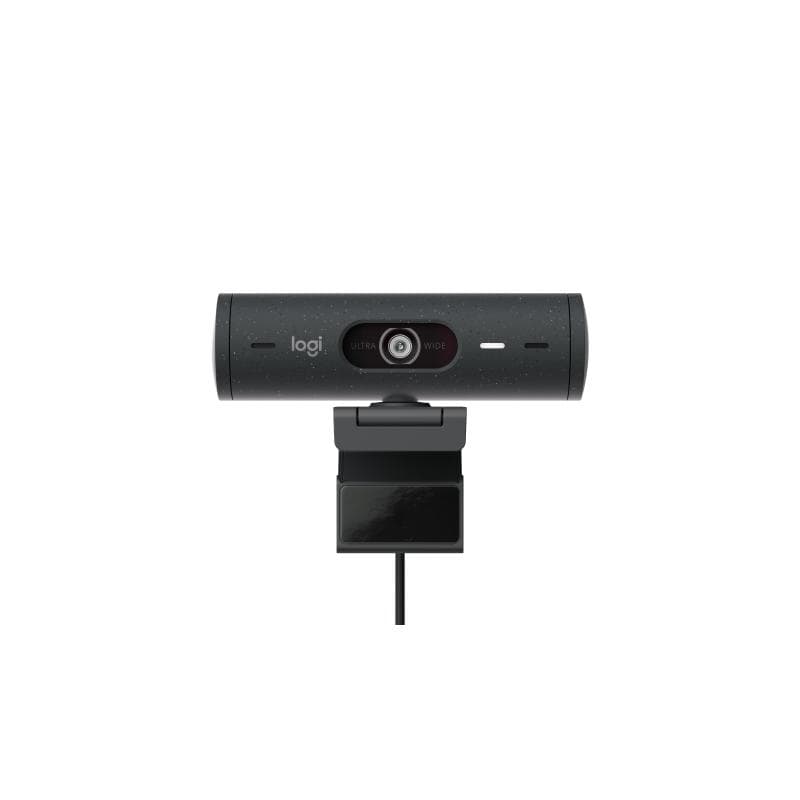 Logitech brio 505 webcam full hd 4 mp correzione automatica dell`illuminazione inquadratura automatica 2 microfoni con riduzione del rumore msft teams google meet zoom graphite