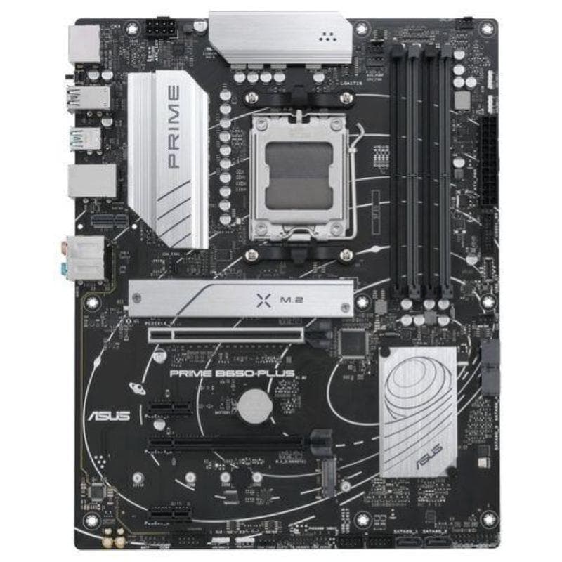 Asus prime b650-plus scheda madre b650 am5 atx 4xddr5dc displayport hdmi 1xpcie4.0x16 4xsata3 m.2 usb3.2 atx 90mb1bs0-m0eay0