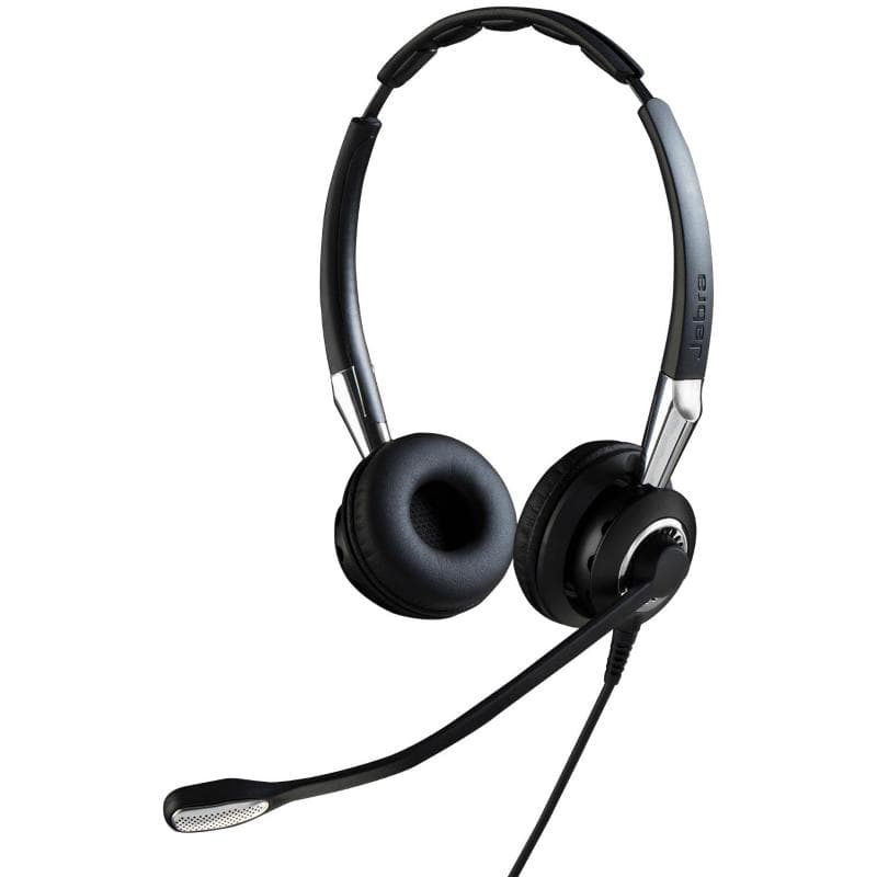 Jabra biz 2400 ii duo cuffie con microfono uc braccetto flex micro 82 e-std nero