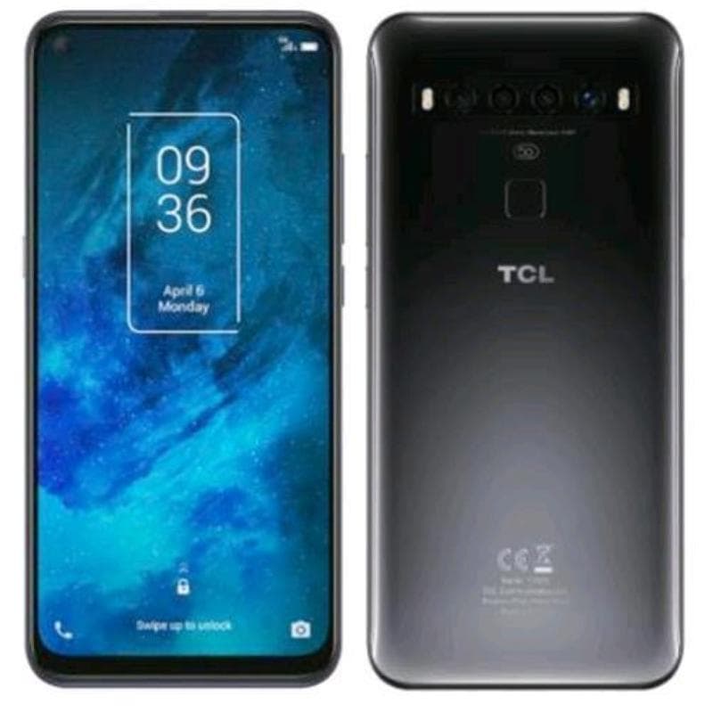 Tcl 10 5g dual sim 6.53 octa core 128gb ram 6gb 5g tim dark grey