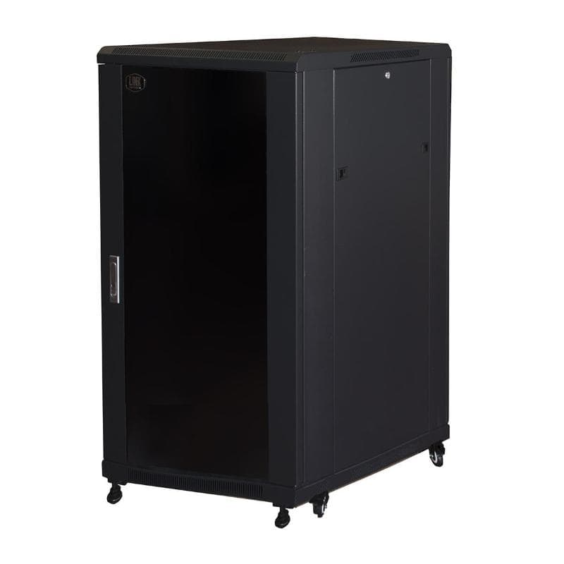 Link lk1922u68n armadio rack per reti 19 22u 1166x600x800mm colore nero