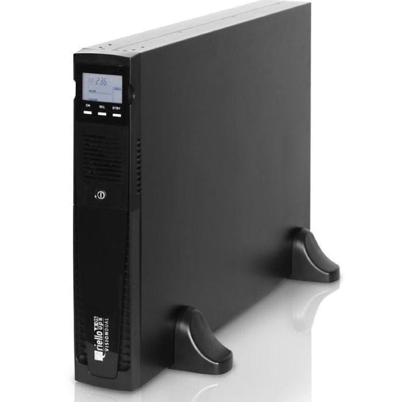 Riello ups vision dual 2200 2200va-1980w tower-rack autonomia 11 minuti