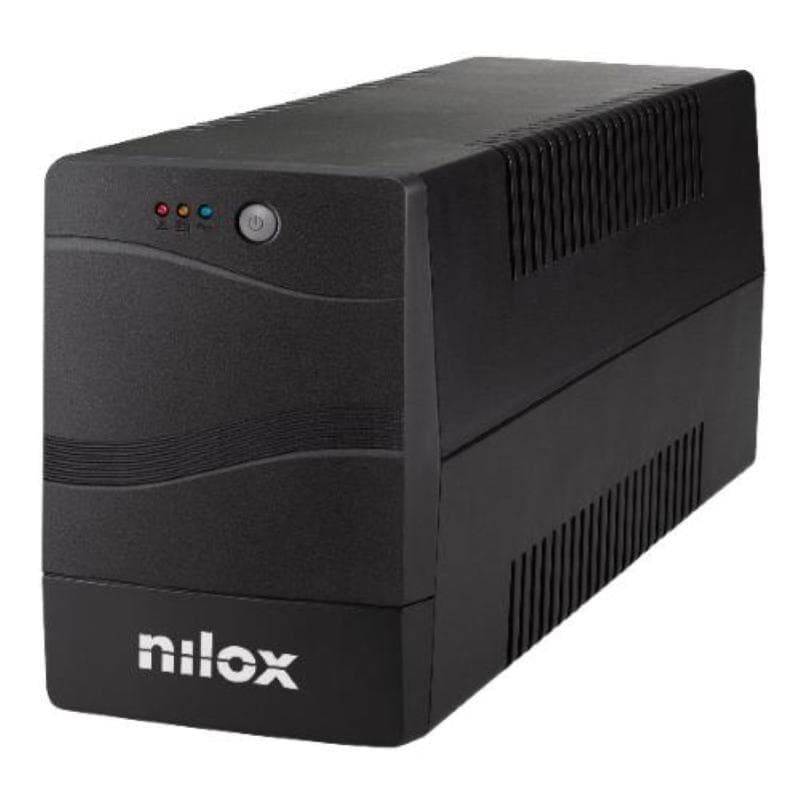 Nilox ups premium line interactive 2000 va 1.400 w 6 spine iec c13 di cui 2 protette da sovratensioni
