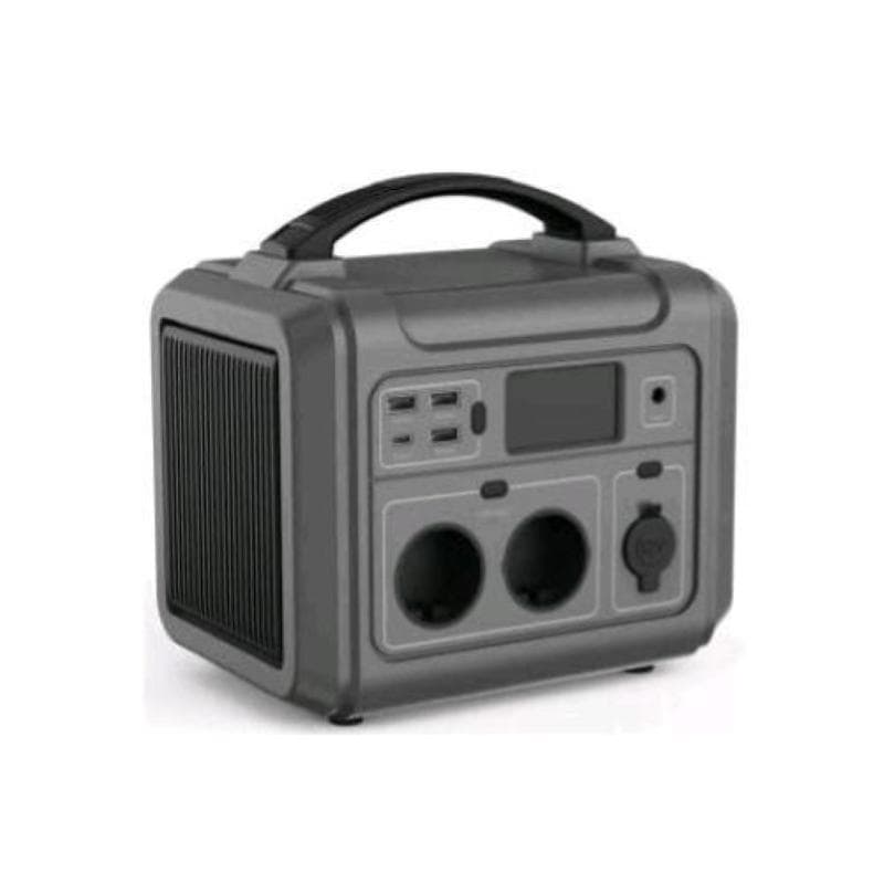 Ezviz ps600 power station portatile 600w batteria 607wh 14.6v 2xca 210v/245vac 3xusb-a 1xusb-c 60w pannello solare black