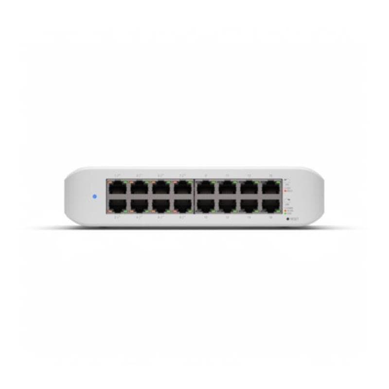 Switch 16p gigabit poe ubiquiti 16p rj45 gbe di cui 8p poe+