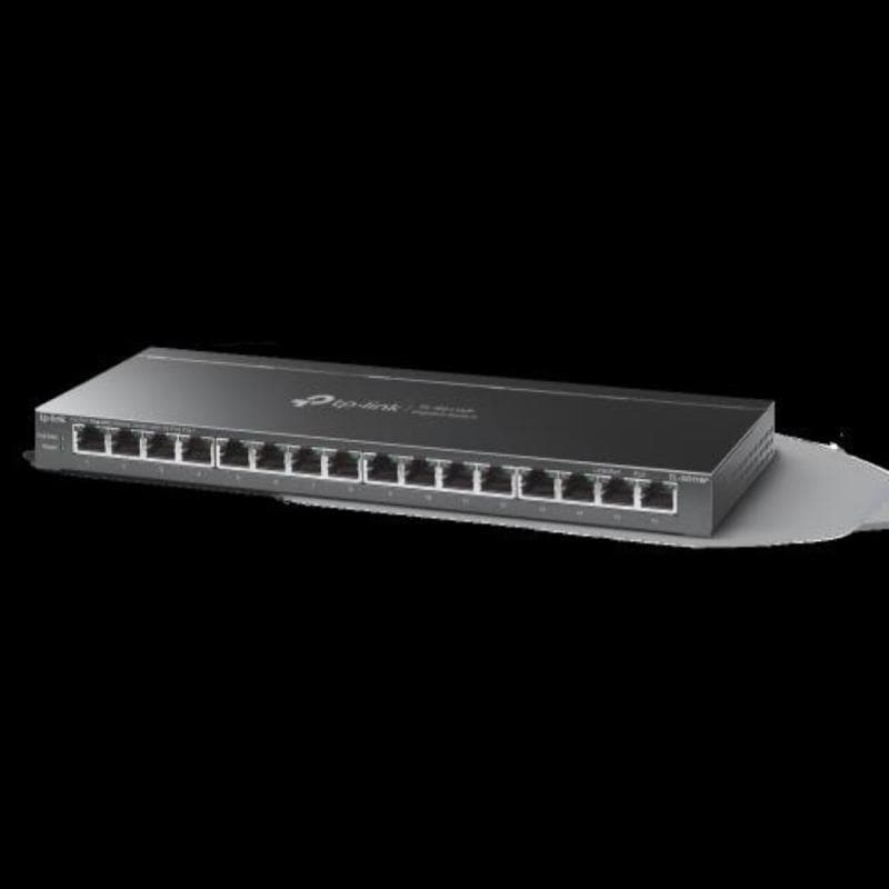 Tp-link tl-sg116p v1 switch non gestito - 16 x 10/100/1000 (poe+) - poe+ (120 w) desktop nero