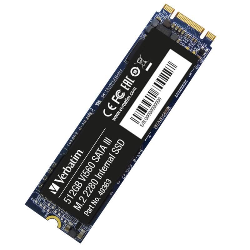 Verbatim vi560 internal sata iii m.2 ssd 512gb