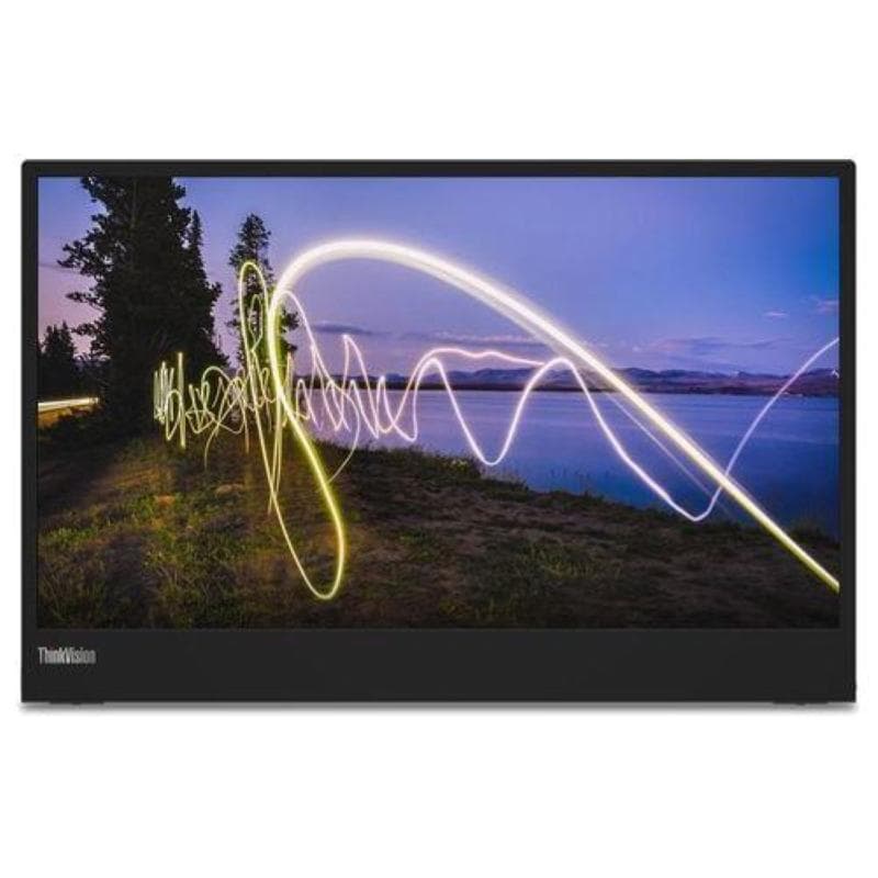 Lenovo thinkvision m15 monitor piatto per pc 15.6`` 1920x1080 pixel full hd led nero