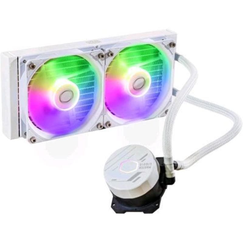 Ventola master liquid ml240l core r lga 11551700 amd am2fm2 argb wh