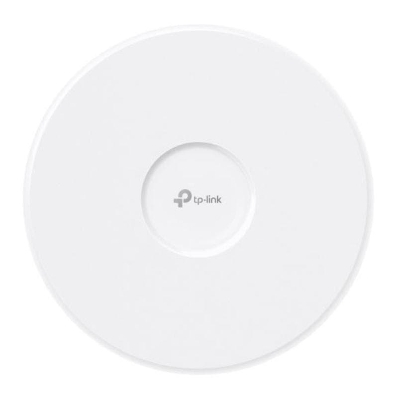 Tp-link omada eap783 access point triband 2.4/5/6ghz wi-fi 7 19000 mbit/s poe montabile a soffitto parete bianco
