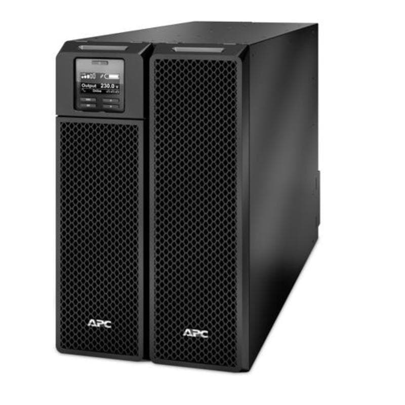 Apc srt8kxli ups installazione rack/esterno 8.000w 8.000va backup a pieno carico 5min colore nero