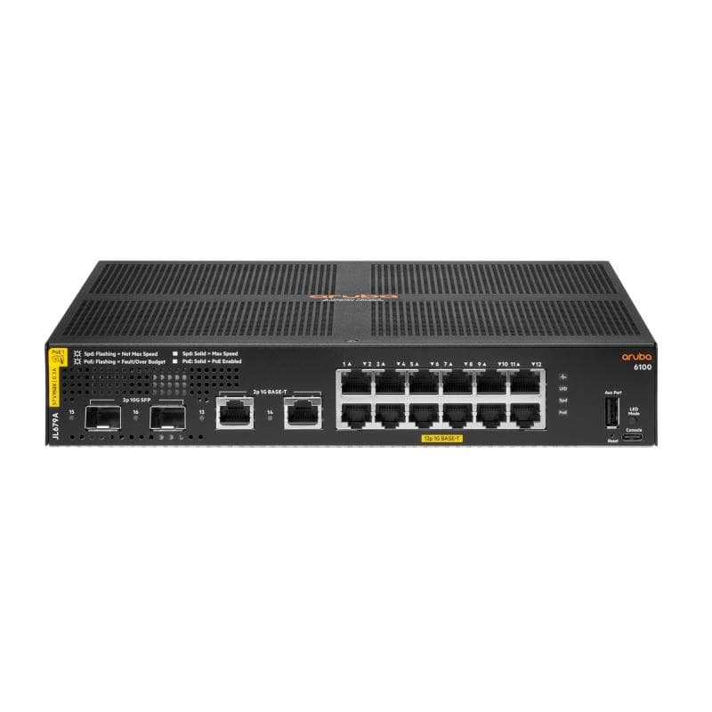Aruba 6100 12g cl4 2sfp+ stock .
