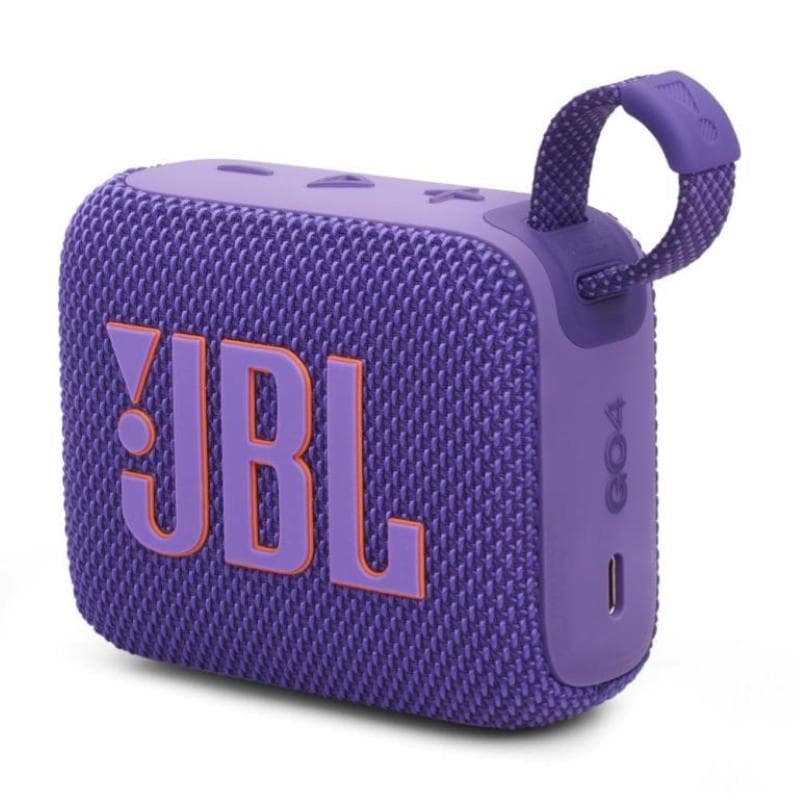 Jbl go 4 speaker bluetooth portatile altoparlante wireless con design compatto 4.2 w waterproof e resistenza alla polvere ip67 fino a 7h di autonomia usb compatibile con app jbl portable viola