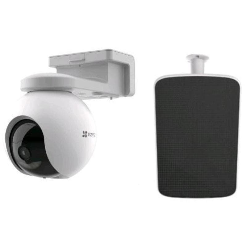 Ezviz kit hb8 telecamera motorizzata da esterno a batteria ricaricabile 4mpx + pannello solare di alimentazione