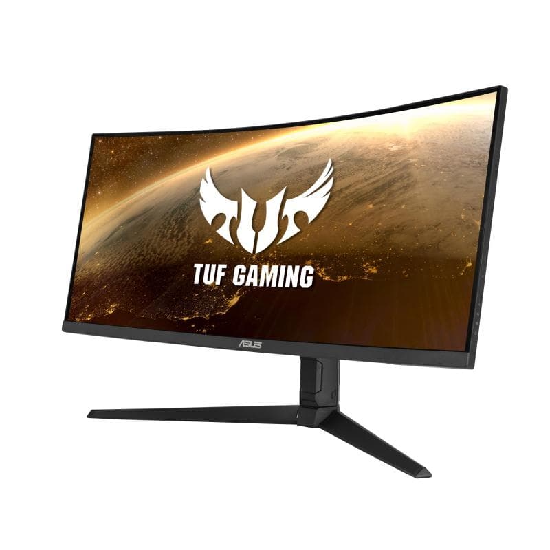 Asus tuf gaming vg34vql1b 34 curvo led va amd freesync formato 21:9 contrasto 4.000:1 2xhdmi 2xdisplay port 3xusb colore nero garanzia italia