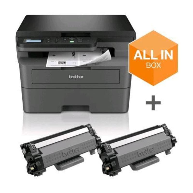 Brother stampante brother multifunzione laser dcp-l2627dwxl a4 3in1 32ppm stampa f-r lcd 250fg usb wifi (toner in dotaz. 6k)