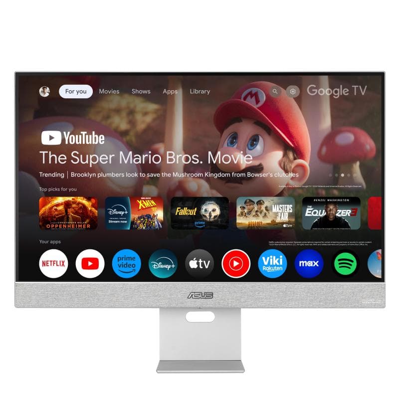 Asus zenscreen ms27uc monitor smart uhd 27 pollici google tv altoparlanti