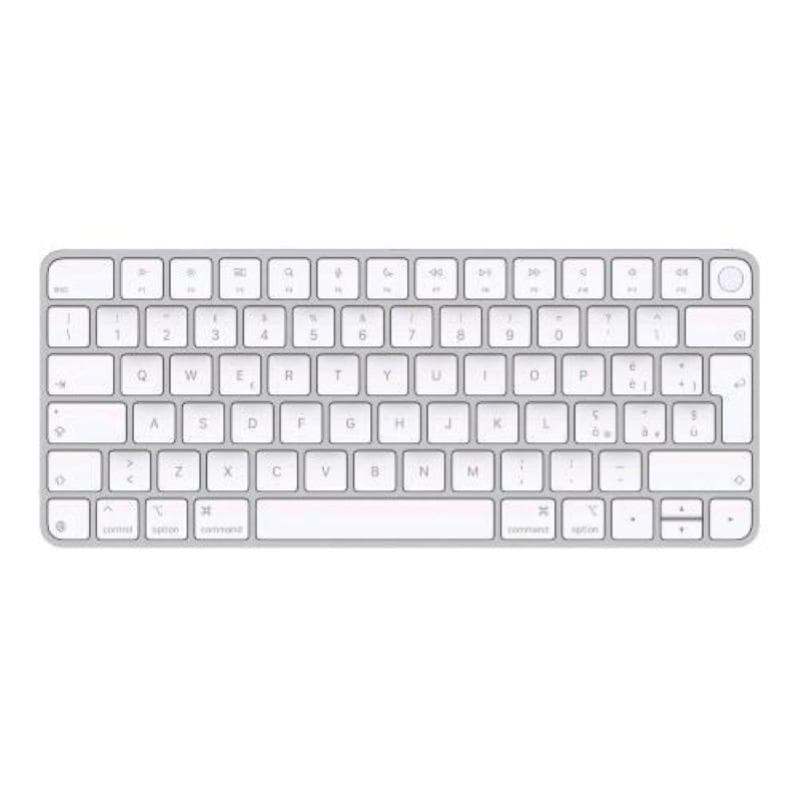 Apple magic keyboard tastiera senza fili bluetooth-usb-c con touch id per mac con chip apple qwerty italiana bianco