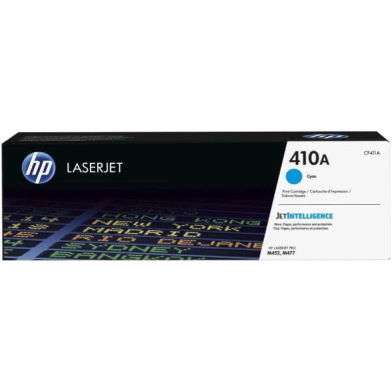 Hp 410a toner ciano per laserjet pro color m452nw/m452dn/m477fnw mfp/m477fdn mfp/m477fdw mfp 2.300 pag