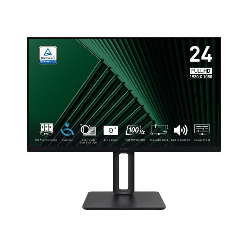 Msi microstar mon 23,8ips h/dp/v 100hz pivot mm pro mp245pg 1ms 16:9 epeat pivot bk