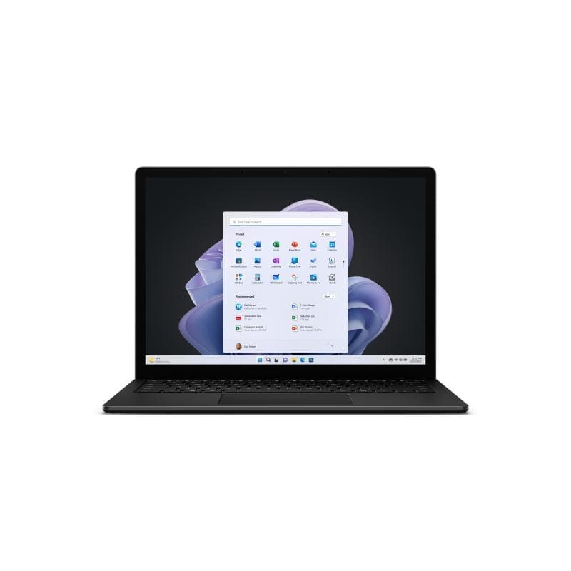 Microsoft surface laptop 5 15 touch i7-1255u ram 8gb-ssd 512gb nvme-iris xe graphics-win 11 home nero (rfb-00035)
