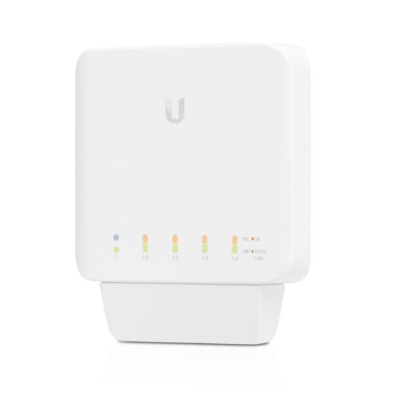 Ubiquiti usw-flex-3 - 5-port managed poe switch with (1) 802.3at/bt (poe+/poe++) input port and (4) 802.3af (poe)