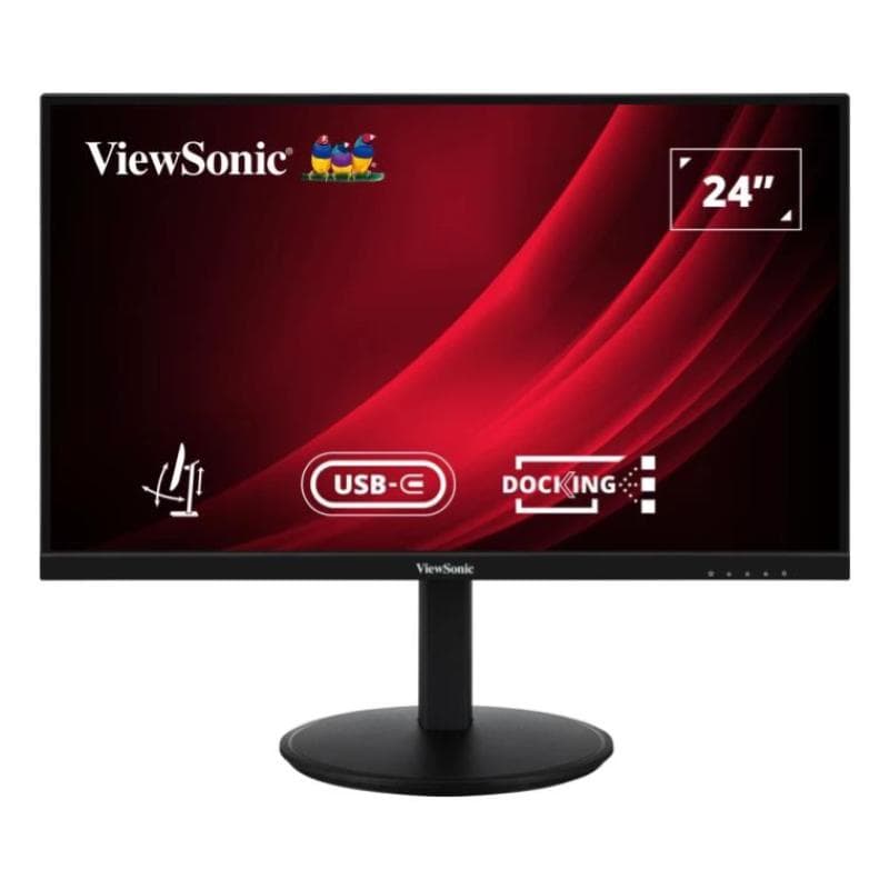 Viewsonic mon 24ips fhd hdmi dp usb typec mm 3xusb tilt pivot hub docking rj45