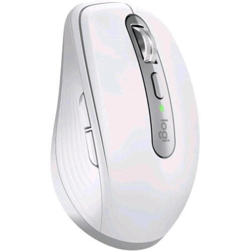 Logitech mx anywhere 3s for business mouse senza fili bluetooth clic silenzioso sicurezza logi bolt 8.000 dpi scorrimento magspeed-pale