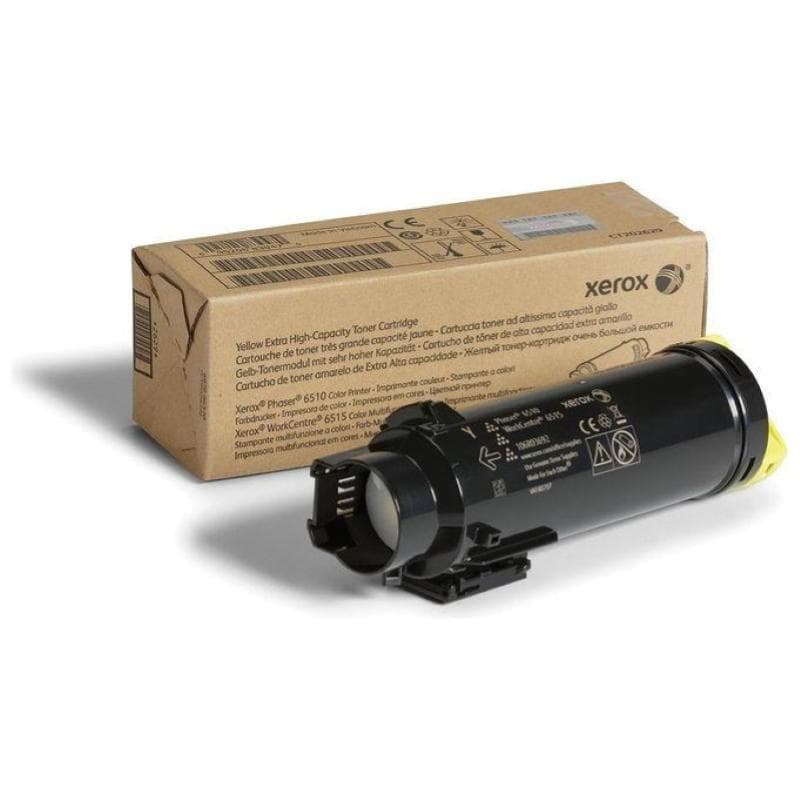 Xerox extra high capacity giallo originale cartuccia toner per phaser 6510, workcentre 6510, 6515