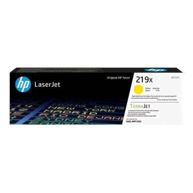 Hp toner originale ad alta capacita` laserjet 219x giallo