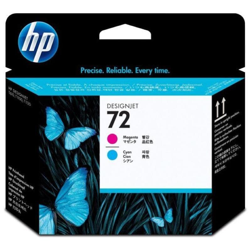 Hp 72 testina multicolor magenta + ciano