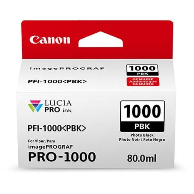 Canon pfi-1000 pbk cartuccia ink nero fotografico