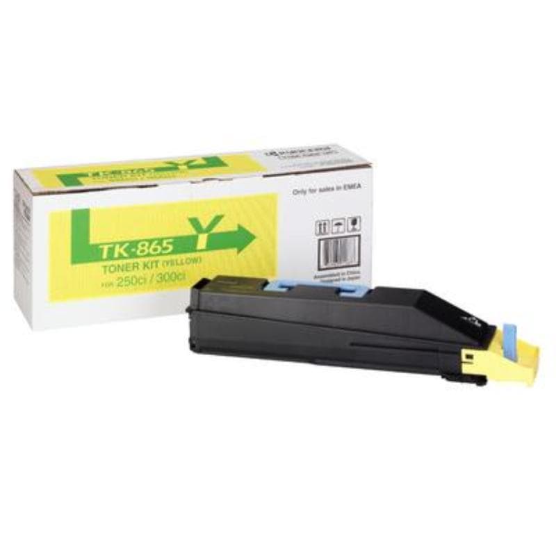 Kyocera mita tk865y toner giallo per taskalfa 250ci/300ci
