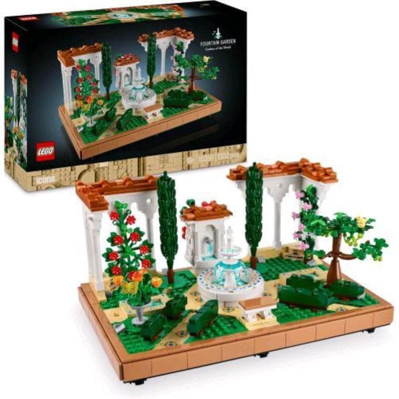 Lego icons il giardino della fontana 10359