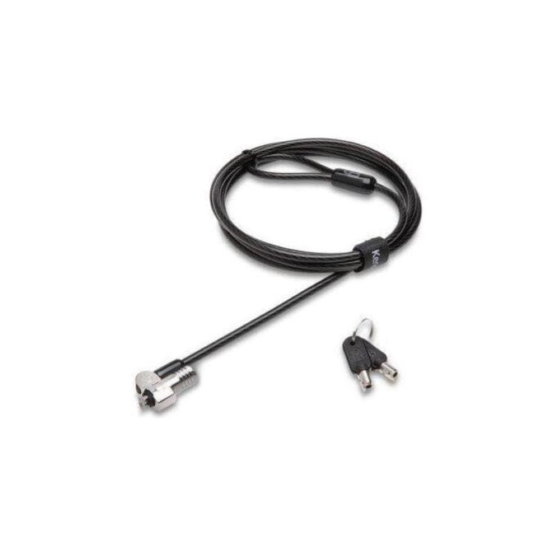 Kensington cavo di sicurezza con lucchetto per laptop con chiave nanosaver in acciaio al carbonio antitaglio 1.80 mt nero