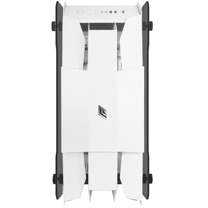 Noua ego z5 case full-tower gaming e-atx atx m-atx mini-itx frontale in metallo pannelli laterali in vetro temperato3xusb 3.0 1xventola pwm argb bianco