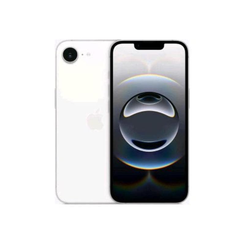 Apple iphone 16e 128gb bianco 6.1`` 48mp ios 18 5g dual sim smartphone