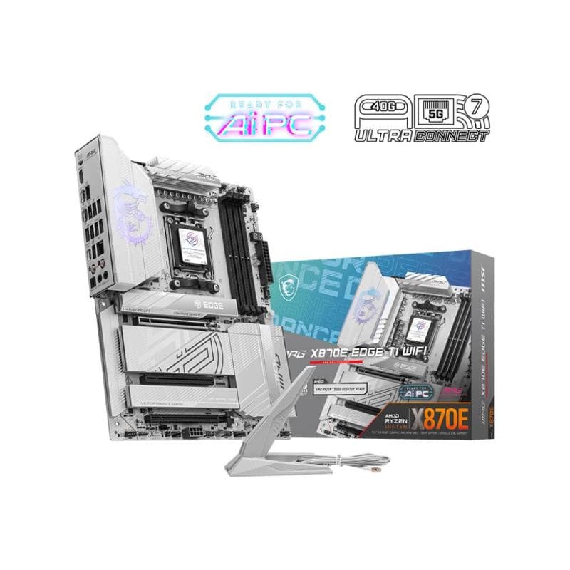 Msi mpg x870e edge ti wi-fi 7 scheda madre amd x870e socket am5 atx