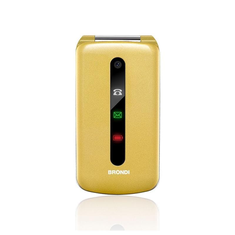 Brondi president telefono cellulare dual sim 3`` oro