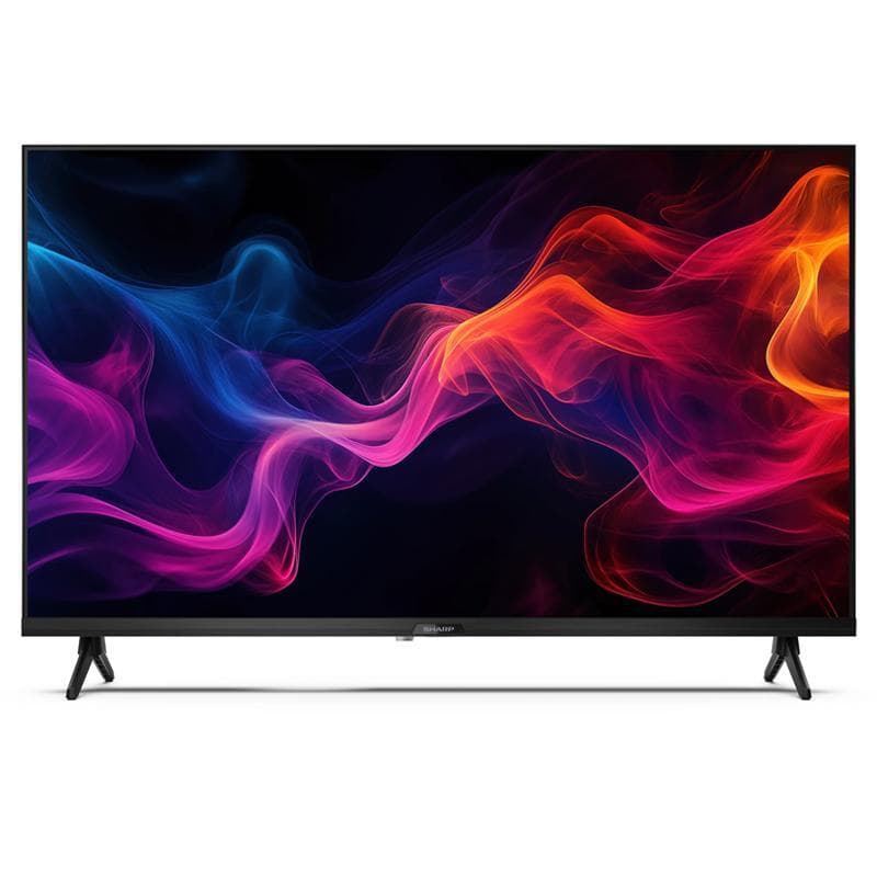 Sharp 32gf3265e - 32 google tv qled fhd - frameless - comp. tv sat - audio dolby digital+ / dts hd - chromecast - black - it