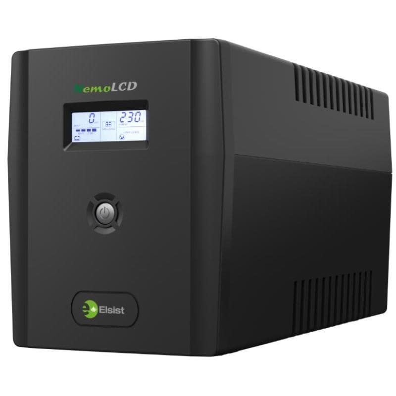 Elsist nemolcd 160 ups line interactive 1600va 600w con display lcd