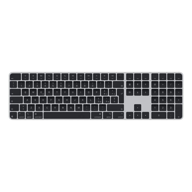 Tastiera magic apple keyboard nero touch id tast.numerico usbc